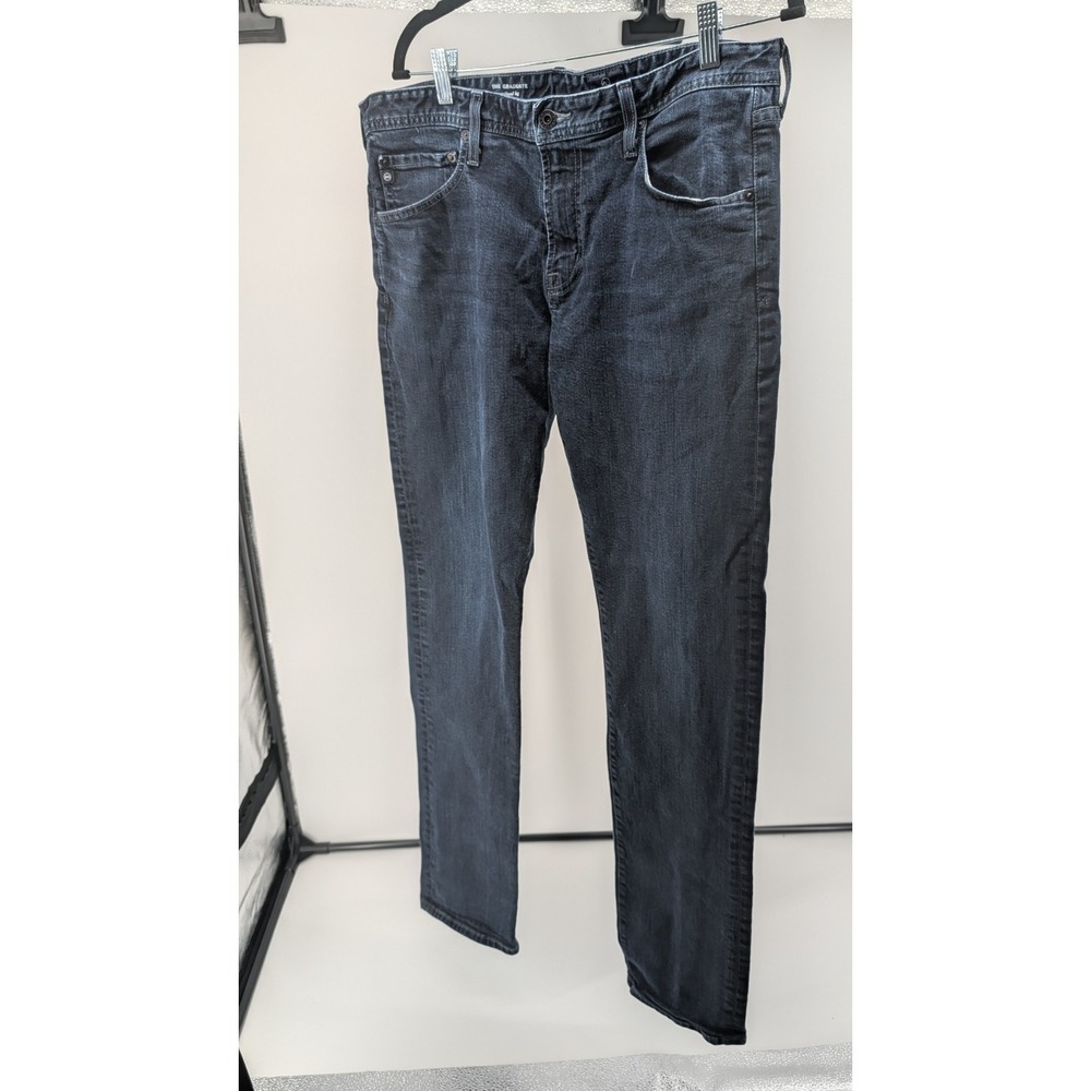 Ag Jeans Mens size 34 X‎ 34 Dark Wash  The Graduate Tailored leg